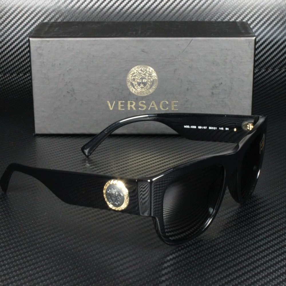 New! Sale! Versace Men's 55mm Sunglasses w/ Box